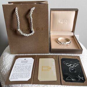 Bvlgari Serpenti Snake Silver Bracelet